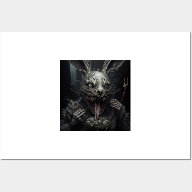 Rabbit Monster Wall Art by AiArtPerceived